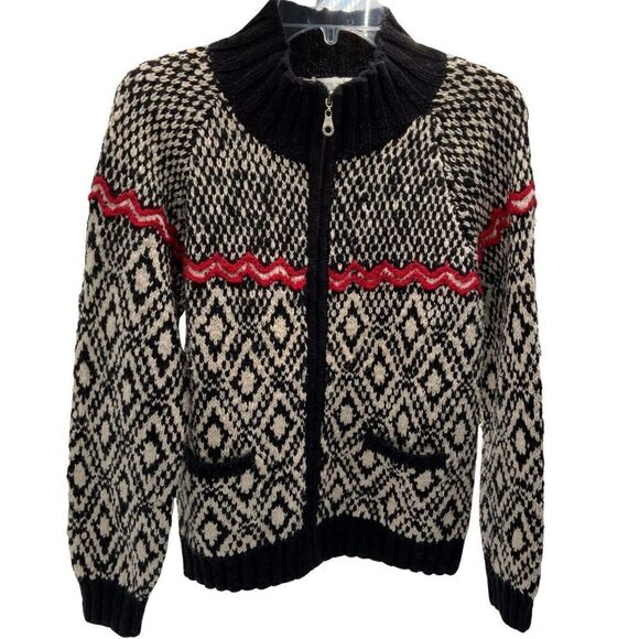 Jennifer Reed Copyright Knitted by Hand Heavy Women's Rare Find Sweater Size Med - Picture 1 of 7